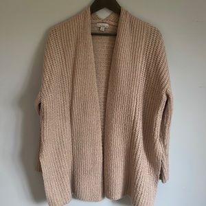 Evereve Alison Joy open front long sleeve cardigan - large